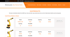 Desktop Screenshot of mahajanautomation.com