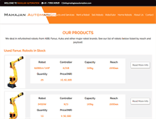 Tablet Screenshot of mahajanautomation.com